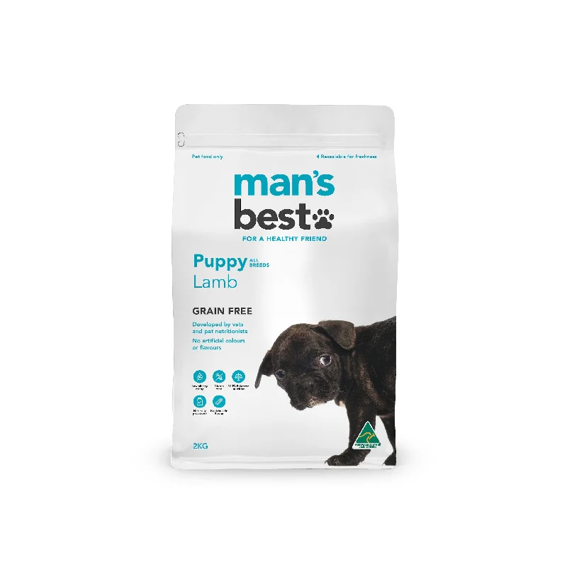 Mans Best Puppy Premium Grain Free Lamb Dry Food 2kg