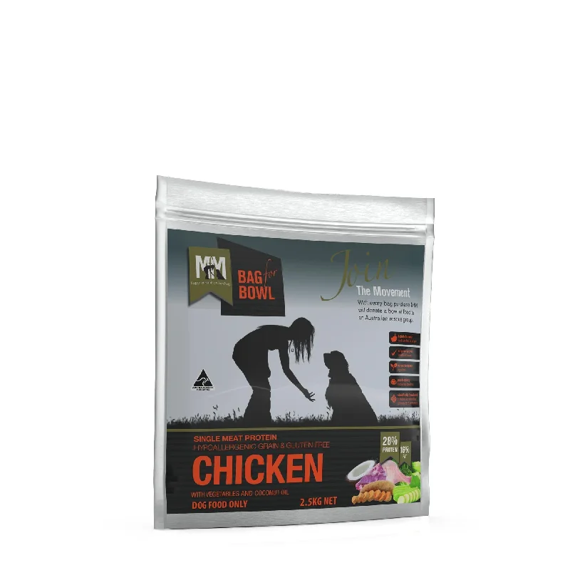 Meals for Mutts Grain Free Single Protein Chicken Dry Dog Food 2.5kg