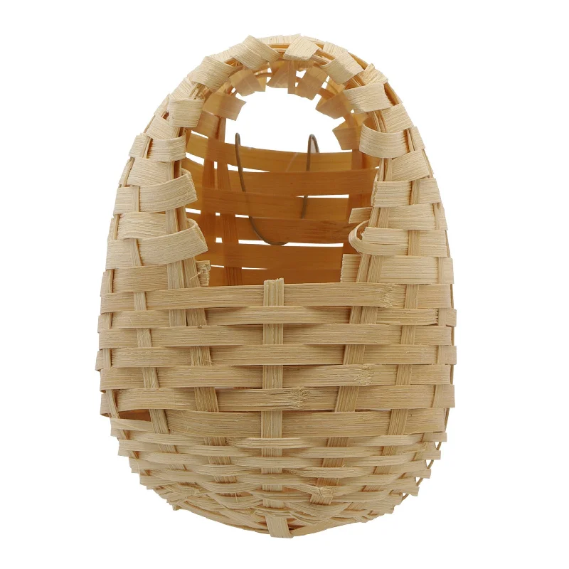 Bamboo Bird Nest for Finches - Large (5.5" × 4.3" × 6.25")