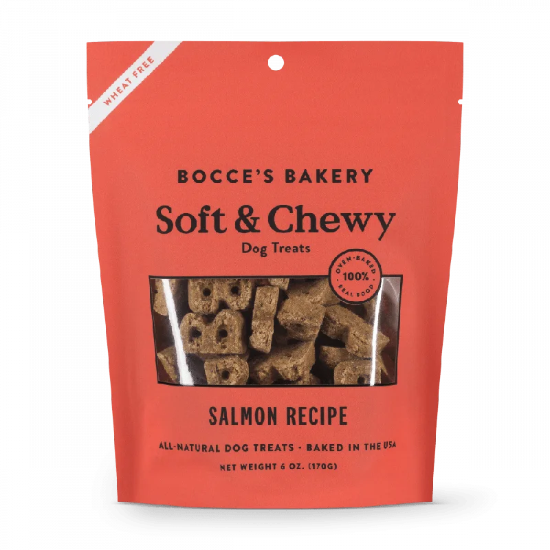 Bocce's Bakery Soft & Chewy Salmon Recipe Dog Treats