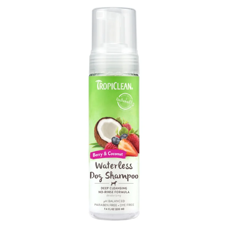 Waterless Dog Shampoo - Berry & Coconut Deep Cleansing - 7.4 fl oz