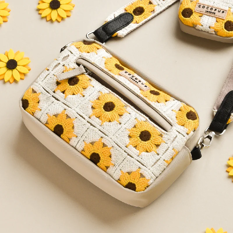 Dog Walking Bag - Sunflower Patch