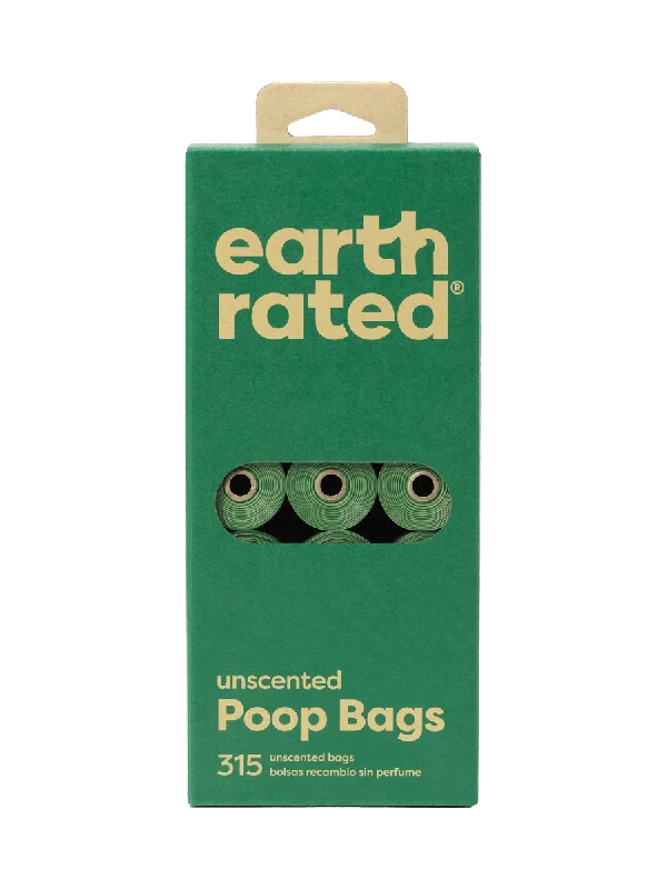 Earth Rated 315 Bags on 21 Refill Rolls, Unscented