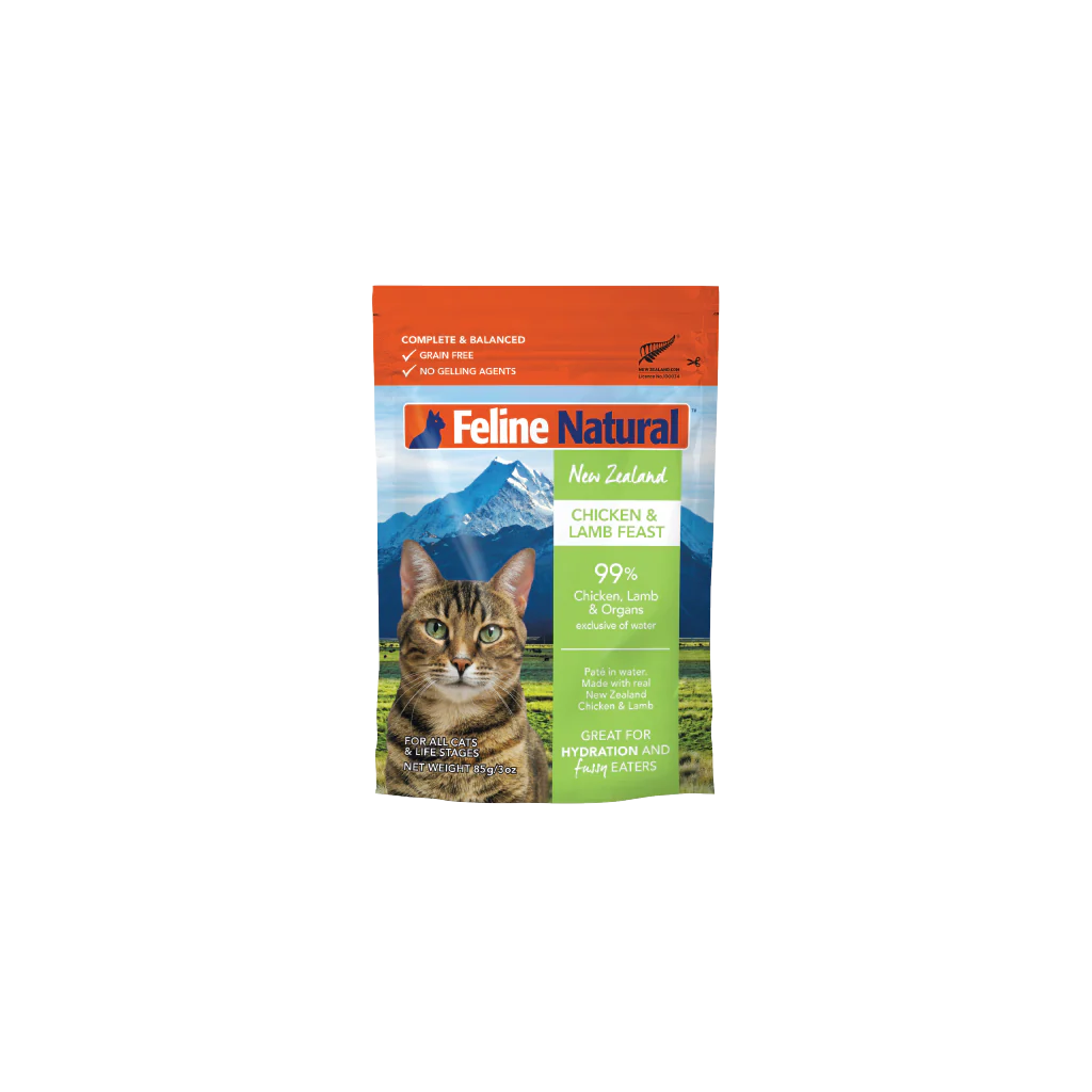 Feline Natural Chicken and Lamb Feast Wet Cat Food 85g