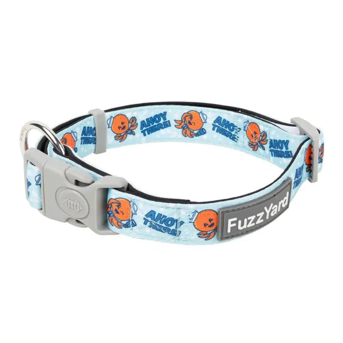 FuzzYard Ahoy There Dog Collar Medium