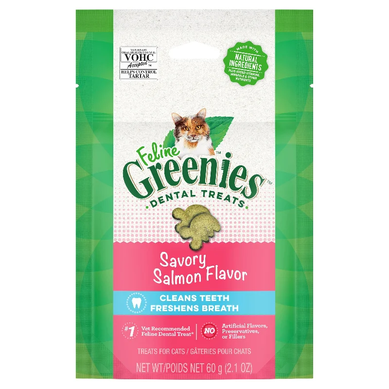 Greenies Cat Dental Treats Savory Salmon 60g