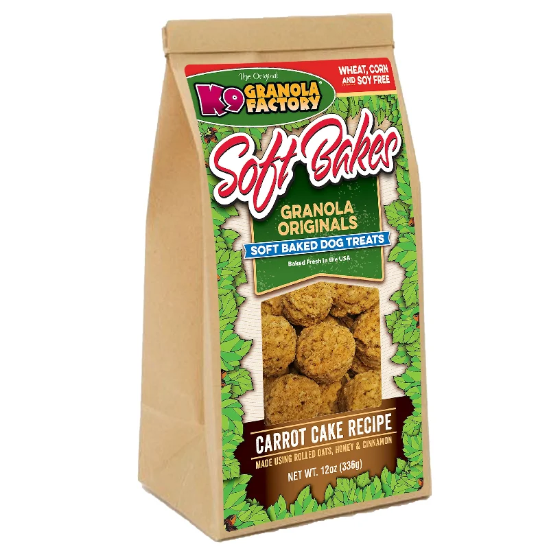 K9 Granola Factory Soft Bakes Dog Treats, Carrot Cake