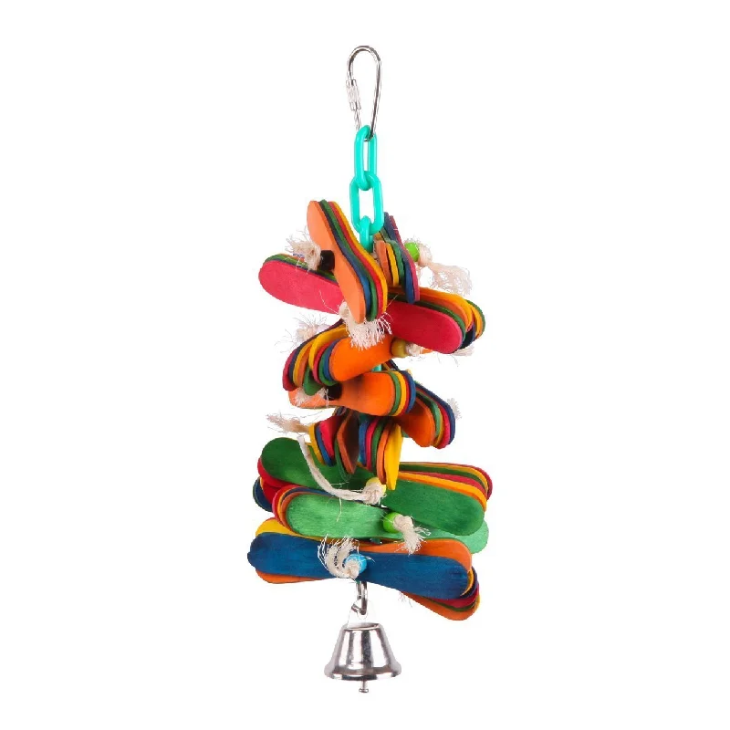 Kazoo Bird Toy with Pop Sticks and Bell Medium