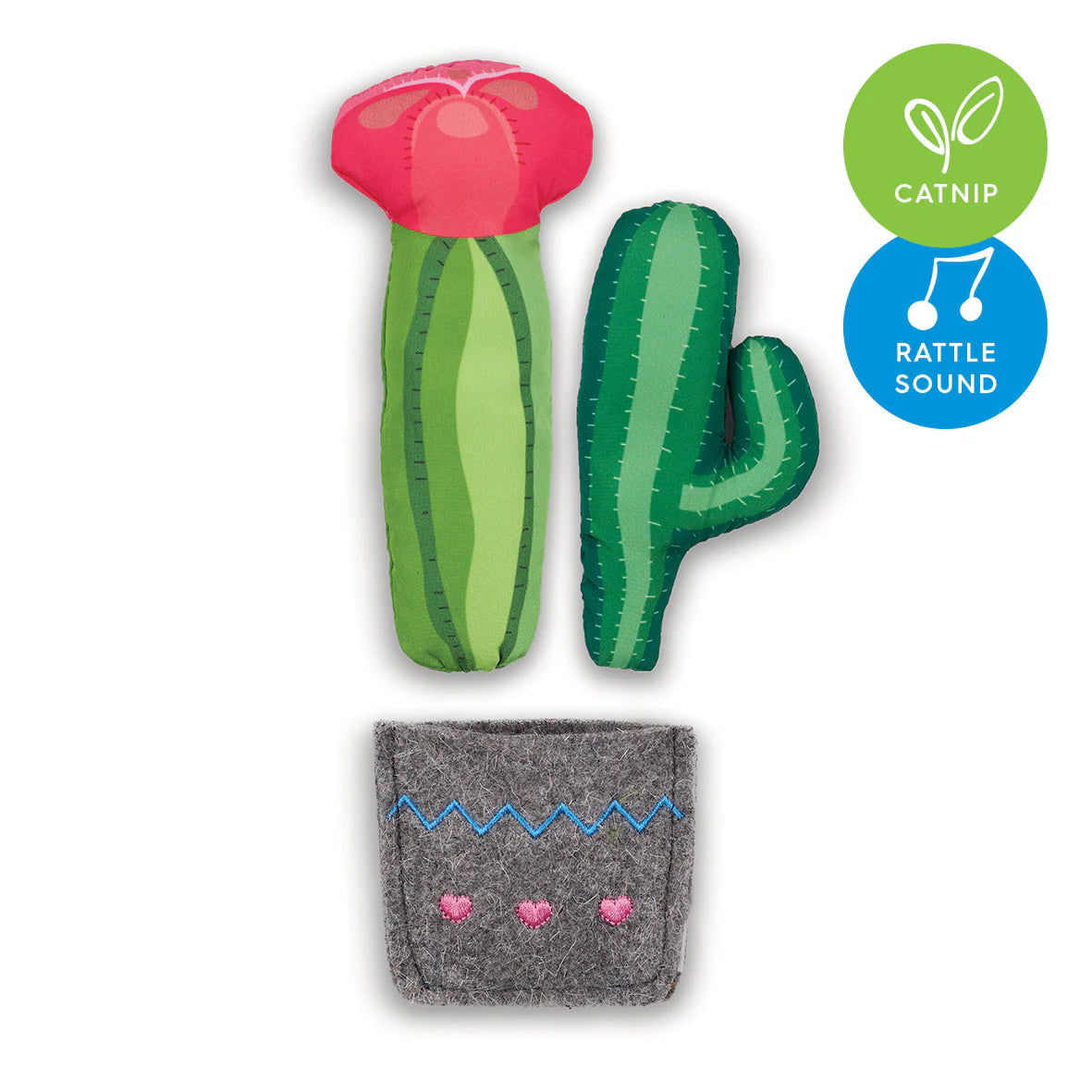 Kazoo Cactus Garden Cat Toy