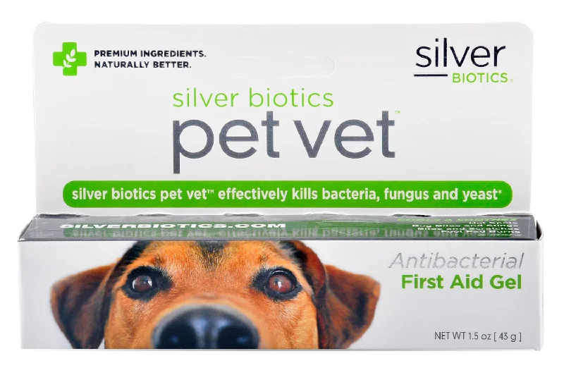 Silver Biotics Pet Vet Antibacterial First Aid Gel