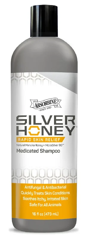 Silver Honey Rapid Skin Relief Medicated Shampoo, 16 oz