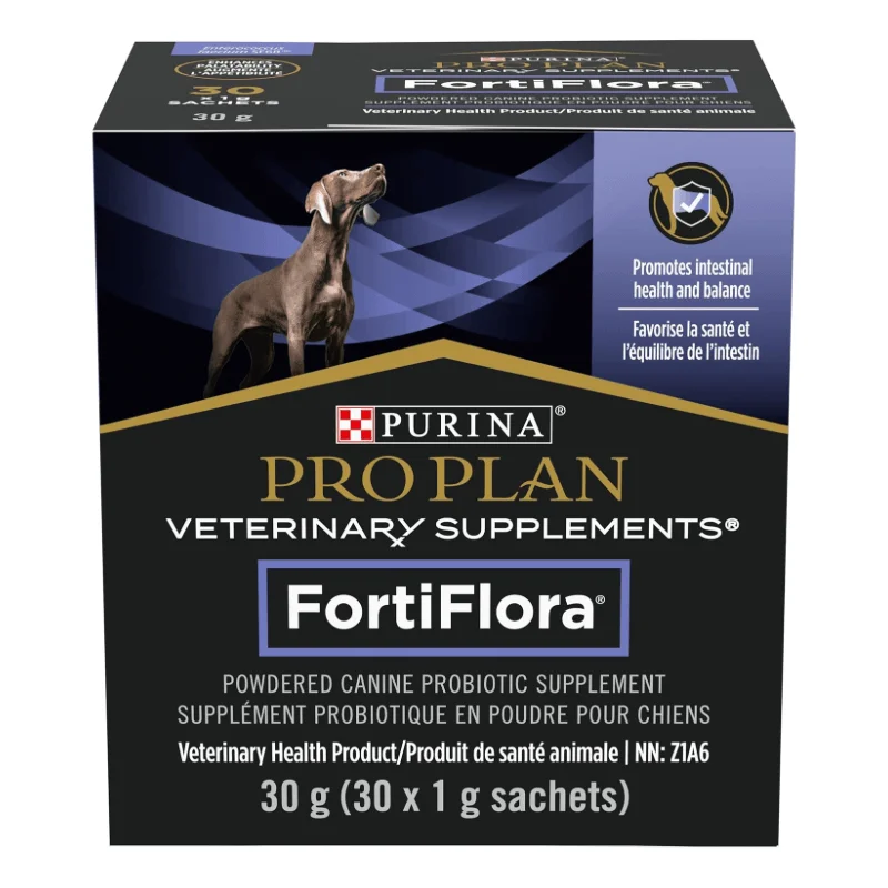 Dog Supplement - PROPLAN - FortiFlora - 1 g sachets, box of 30